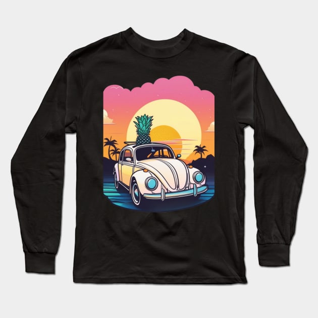 "Endless Sunset Roads: Where the Journey Becomes the Destination" Long Sleeve T-Shirt by abdellahyousra